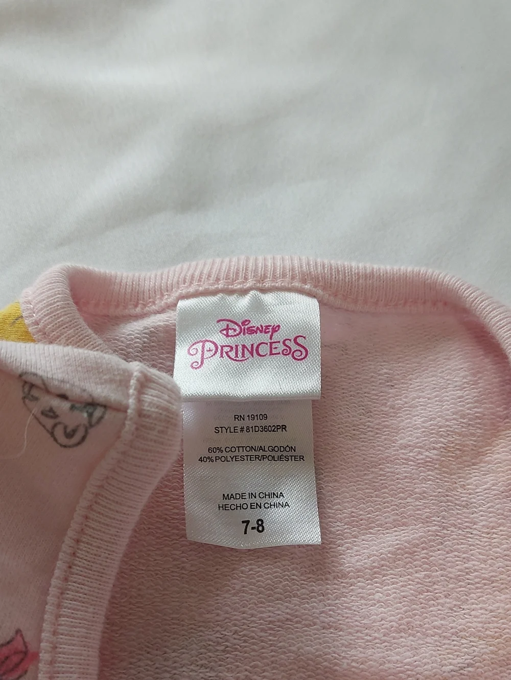 Disney Pricness Pink Princess Character Skater Dress.Size 7,8